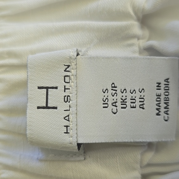 Halston Heritage White Wide Leg Pants - Picture 2 of 7